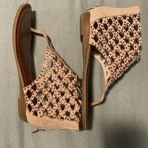 Zigi Soho Tan/Rose Gold Beige sandals